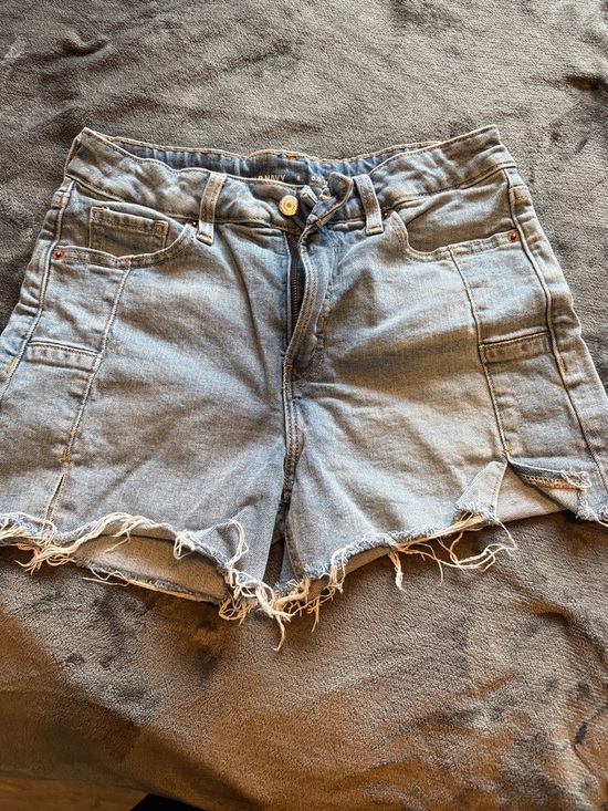 Old Navy Pants - Old Navy Light Blue Distressed Denim Shorts